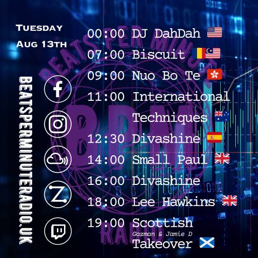 Biscuit-Tuesday DnB Crunch- Beats Per Minute Radio 1st Anniversary 13.8.2024