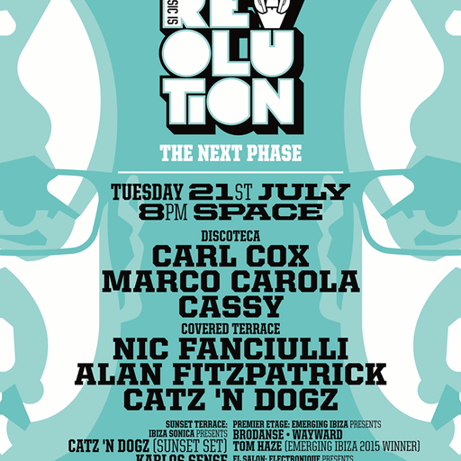 CATZ 'N DOGZ - LIVE at MUSIC IS REVOLUTION @ SPACE - JULY 21st 2015 - IBIZA SONICA