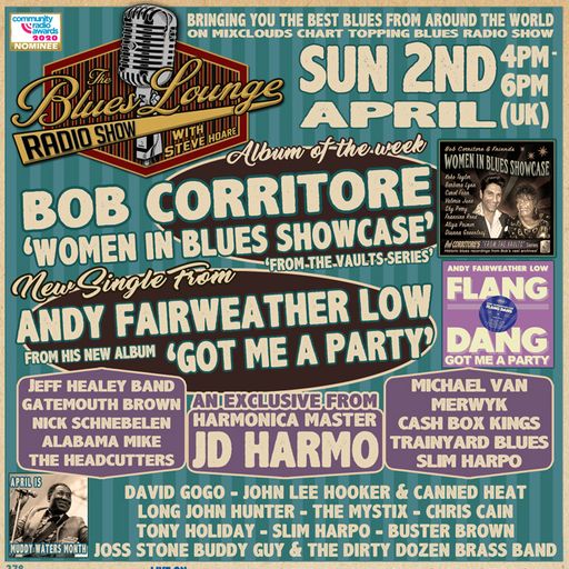 The Blues Lounge 2nd April 2023 Album of the Week Bob Corritore & Friends Women Showcase