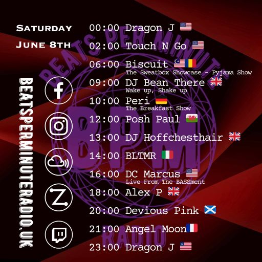 Biscuit-Saturday Pajama Show Live From Bali-Beats per Minute Radio 8.06.2024