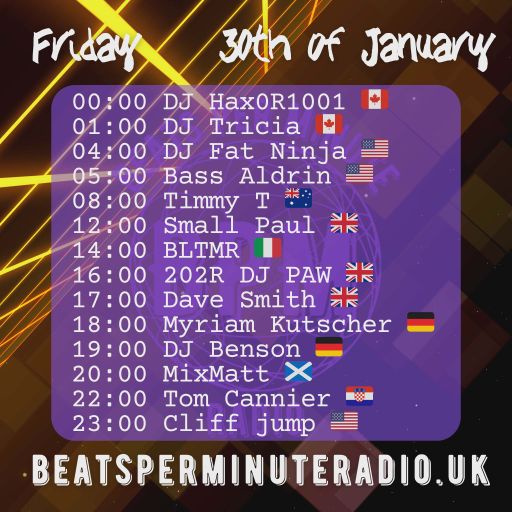 Bpm Radio Friday feeling, 30/01/26 The long way around.