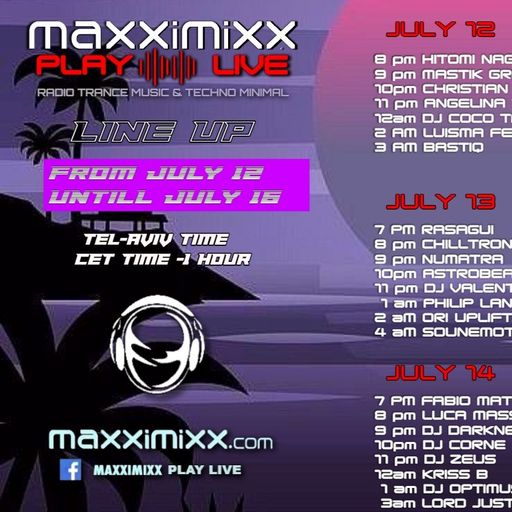 MaxxiMixx Play Live July 12th, MaxxiMixx Discovery July 15th, '23