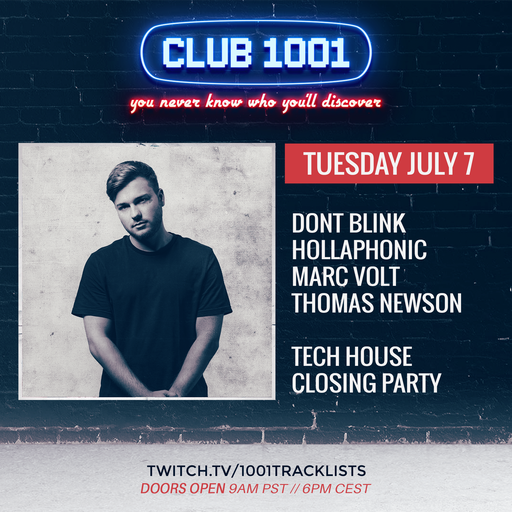 Thomas Newson - LIVE @ Club 1001 Episode 004