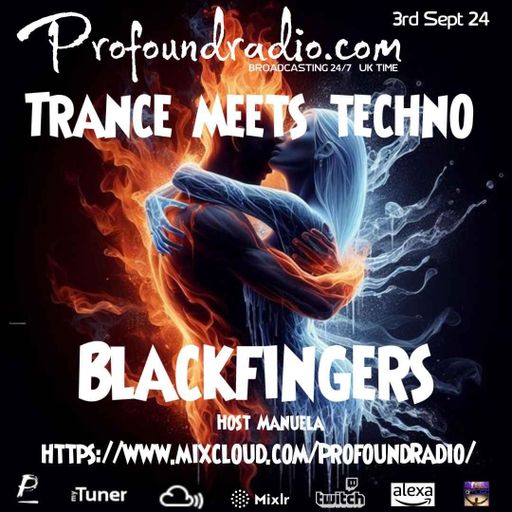 BLACKFINGERS TECHNO ZONE ON TRANCE MEETS TECHNO 03-09-24