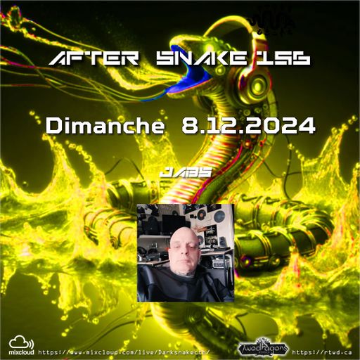 AFTER SNAKE 156 "Guest Mix Techno By Jabs" Radio TwoDragons 8.12.2024