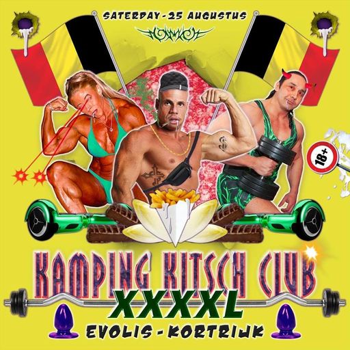 Bolle & Quincy vs Youri Parker & DJ HS at Kamping Kitsch Club (Kortrijk - Belgium) - 25 August 2018