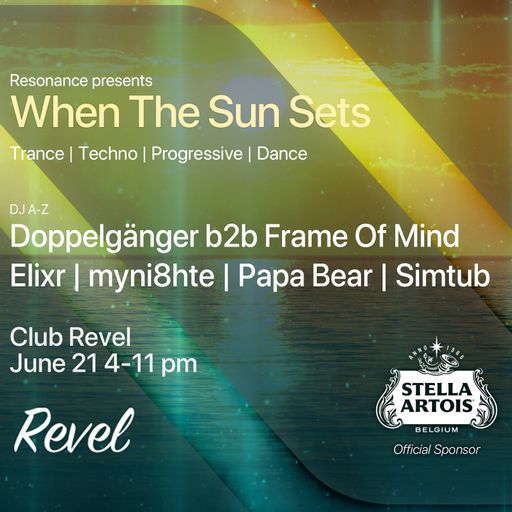 myni8hte - When The Sun Sets @ Club Revel 21-6-2025