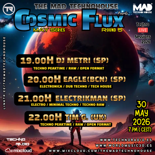 ELECTRIKMAN TMTH COSMIC FLUX SESSIONS ROUND V 30.05.26
