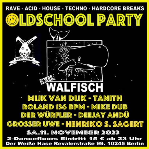 Henriko S Sagert at "Exil Walfisch Oldschool Party" @ Der Weisse Hase (Berlin) - 11 November 2023
