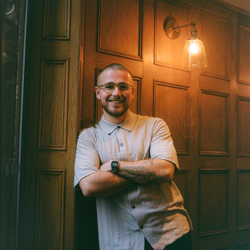 Katy Horwitz with Tom Colville - Founder of Balance