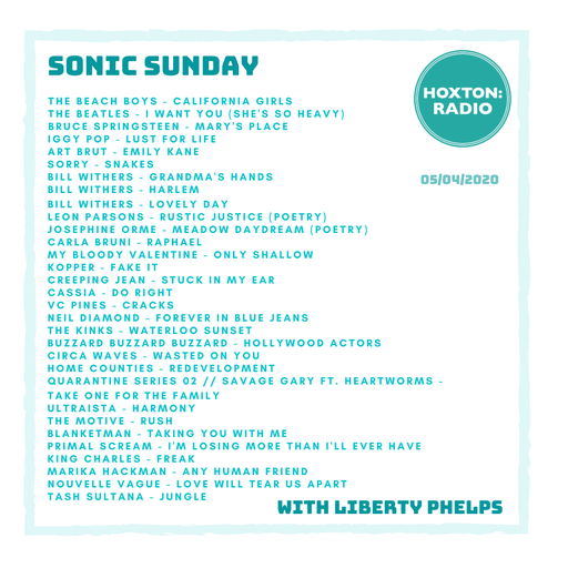 Sonic Sunday 5th April
