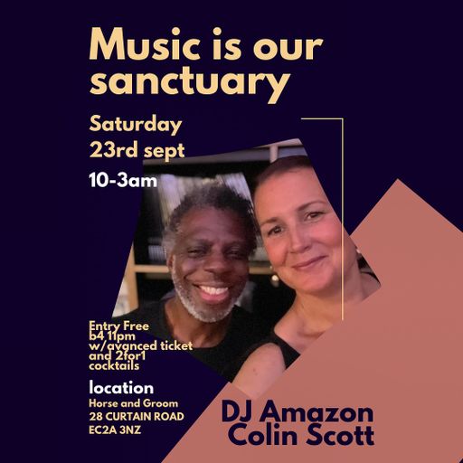 Music is our sanctuary 23.9.23 DJ Amazon vinyl set at Horse & Groom