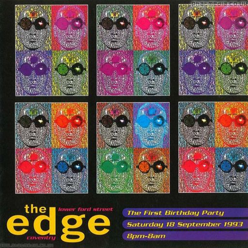 Grooverider - The Edge 'First Birthday Party' - Lower Ford St Coventry - 18.9.93