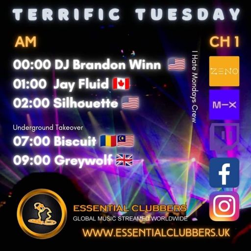Biscuit-Underground Takeover Tuesday-Techno-Live on Essential Clubbers Radio 25.10.2022