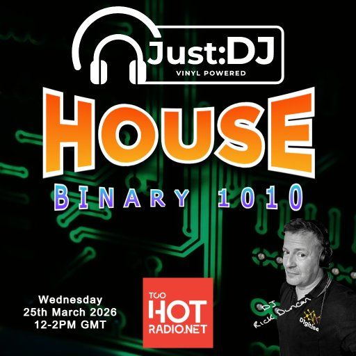 Binary 1010 | Just:DJ House | Too Hot Radio (25/03/2026)