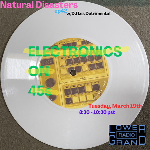 Natural Disasters w/ dj Les Detrimental ep. 42 (03.19.2024)