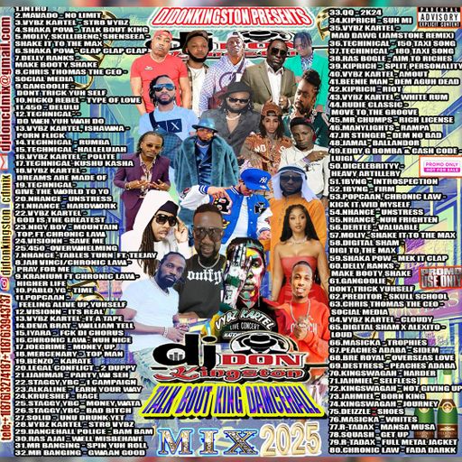 Dancehall Mix 2025, Talk Bout King Ft Vybz Kartel, Shaka Pow, Technical, Nhance, Chronic Law