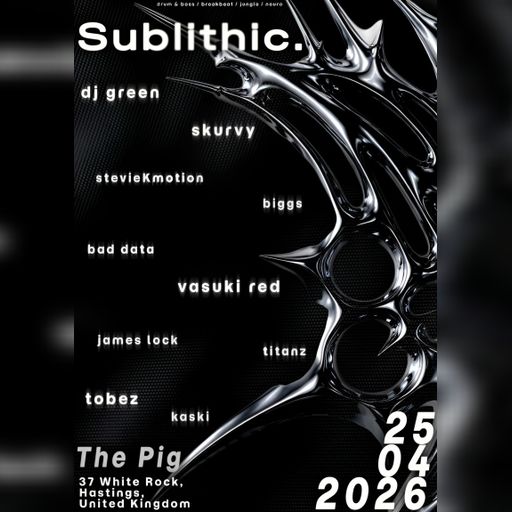 KASKI SET FOR SUBLITHIC LIVE FROM THE PIG HASTINGS UK 25-4-26