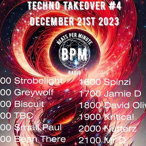 Biscuit-Techno Takeover 4-Live on Beats Per Minute Radio 2 21.12.2023
