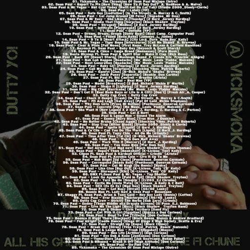 Vicksmoka - The Chronicles Of Sean Paul (Dancehall Tribute) (2015 Ragga-Dancehall Mix CD)