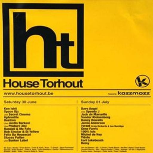 Robert Armani at House Torhout (Torhout-Belgium) - 30 June 2001