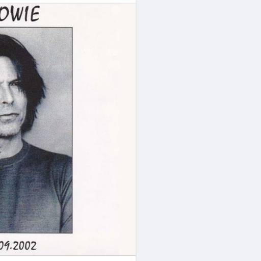 Bowie at Olympiahalle Munich September 29th 2002