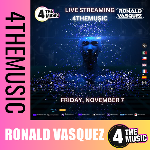 Ronald Vasquez on 4TheMusic - SHOW FRIDAY, NOVEMBER 7