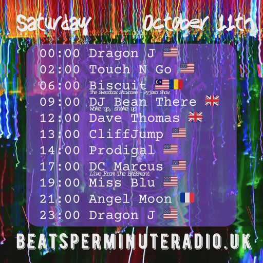 Biscuit-Saturday Pajama Show-Live on Beats Per Minute Radio 11.10.2025