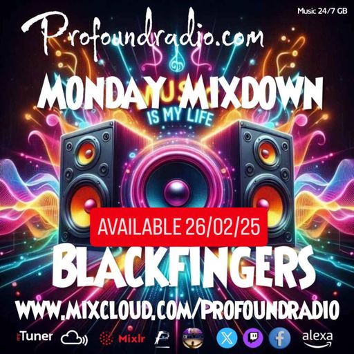 BLACKFINGERS JOURNEYS TO UTOPIA ON MONDAY MIXDOW 24-02025
