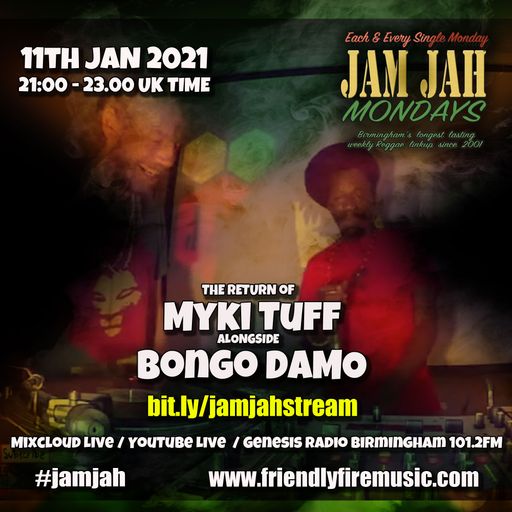Jam Jah Mondays - 11th jan 2021