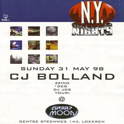 Youri at "New York Nights" @ Cherry Moon (Lokeren - Belgium) - 31 May 1998
