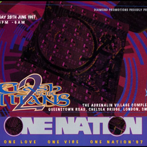 Brockie w/ Skibadee & Hyper D - One Nation Clash of the Titans II - Adrenaline Village - 26.6.97