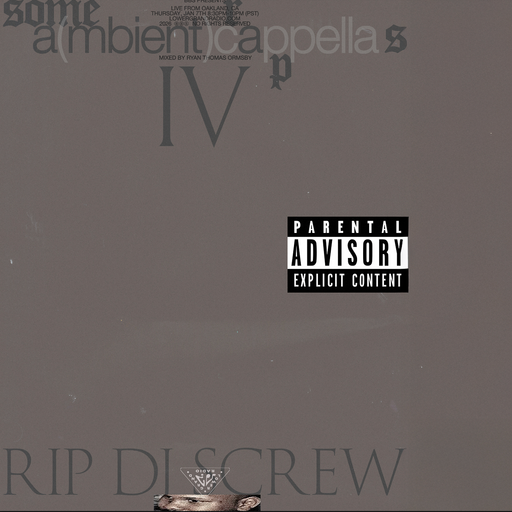 BBS presents Some Ambient Raps IV (03.12.2026)