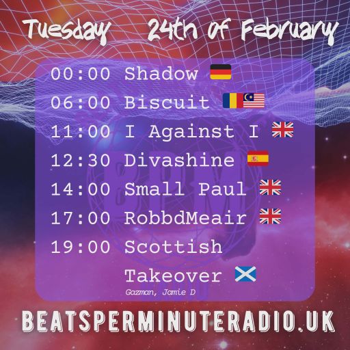 BPM Radio Tuesday Choons, vol 52, 24/02/26