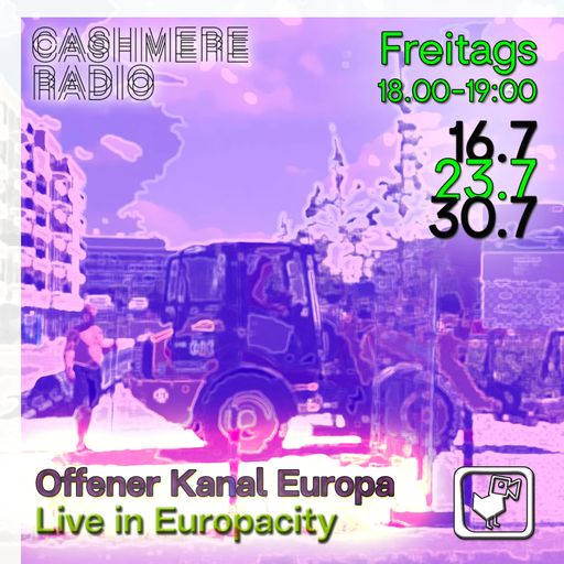 Cashmere Talks Offener Kanal Europa - Live in Europacity #2: Smart Art 23.07.2021