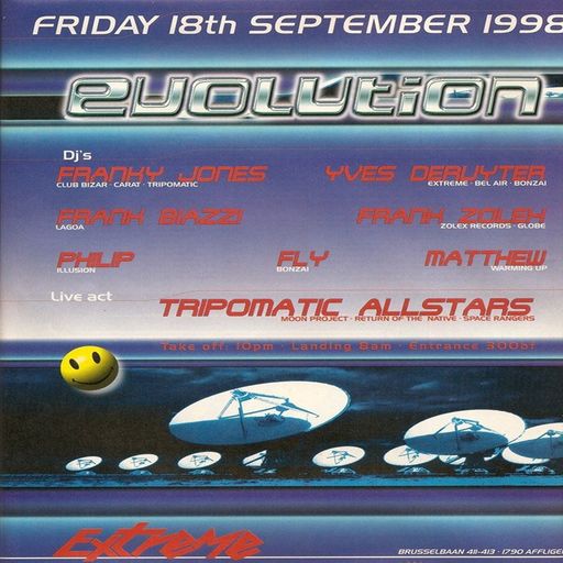 Yves De Ruyter & Frank Biazzi & Tripomatic Allstars LIVE @ Extreme (Affligem) - 18 September 1998