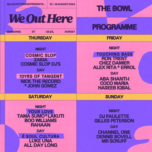 Boo Williams at We Out Here festival (Dorset-UK) - 17 August 2024