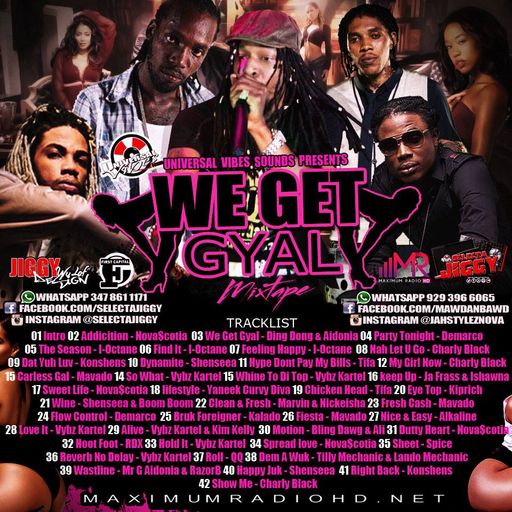 Selecta Jiggy - We Get Gyal (Hosted By Nova$cotia) (Dancehall Mixtape 2017)