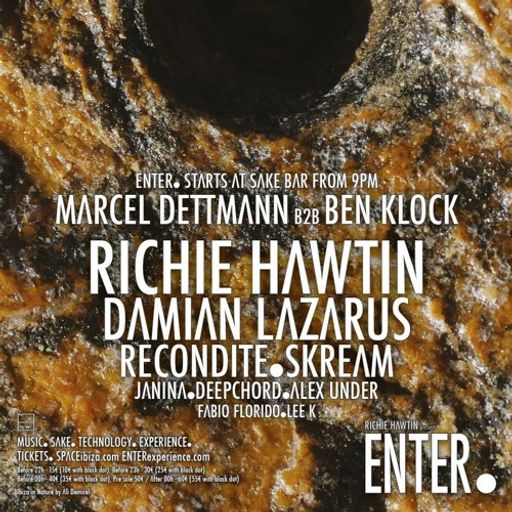 Marcel Dettmann B2B Ben Klock at "ENTER.Sake" @ Space (Playa d'en Bossa - Ibiza) - 13 August 2015