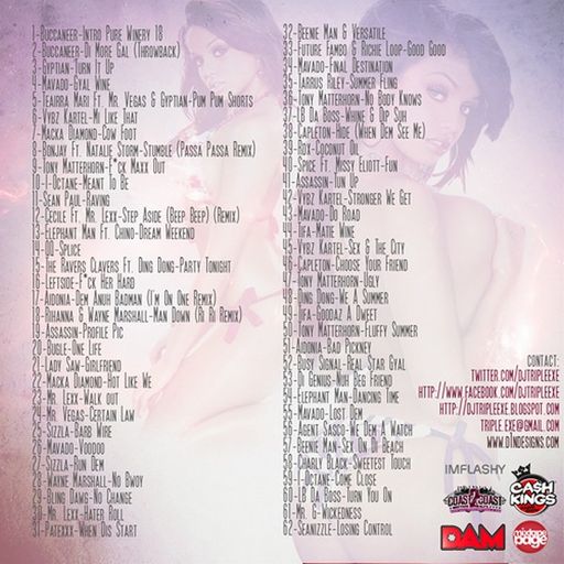 DJ Triple Exe - Pure Winery Vol. 18 (2011 Dancehall Mix CD)