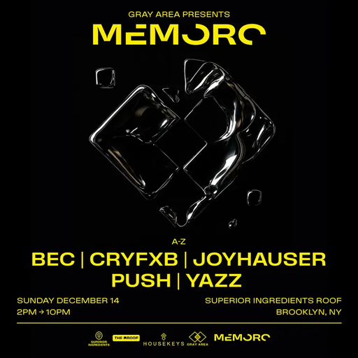 PUSH at "Memoro" @ Superior Ingredients (New York-USA) - 14 December 2025