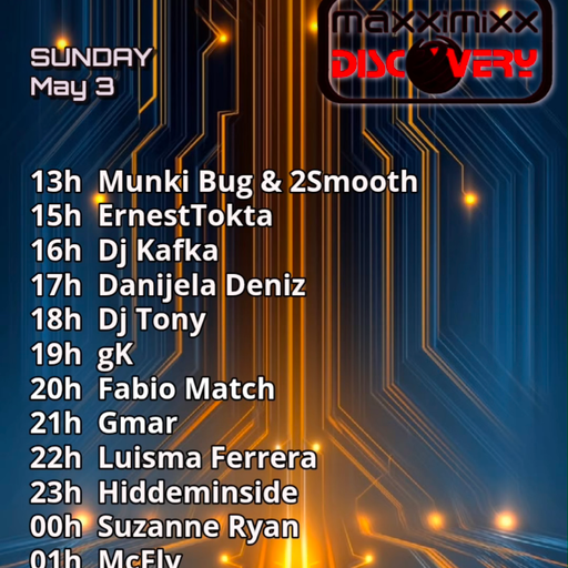 "NIGHT RUNNER" MAXXIMIXX DISCOVERY RADIO STATION SESSION 5/3/2026 SET# 66 SERIES 3