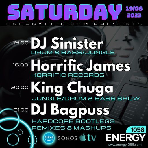 Dj-Sinister - Live On Energy1058 - 19-08-2023