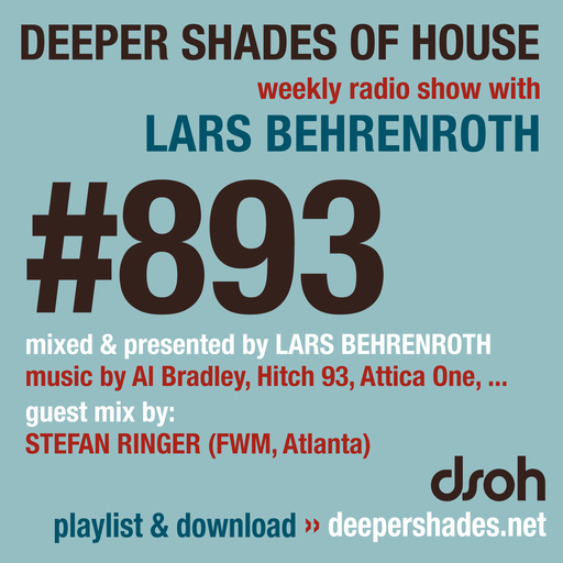 DSOH #893 Deeper Shades Of House w/ guest mix by STEFAN RINGER