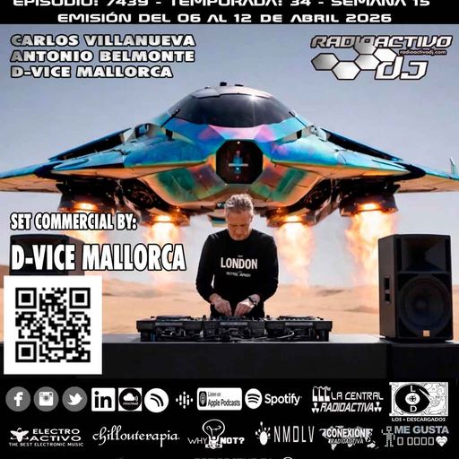 Radioactivo DJ 15-2026 Carlos Villanueva, Antonio Belmonte & D-Vice Mallorca