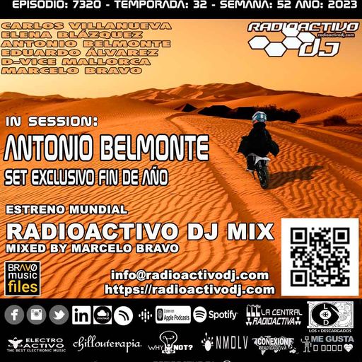 RADIOACTIVO DJ 52-2023 Carlos Villanueva, Elena Blázquez, A. Belmonte, E. Álvarez, D-Vice & M.Bravo