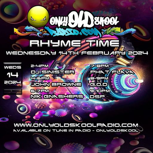 Dj-Sinister - Live on Only Old Skool Radio - 14-02-2024