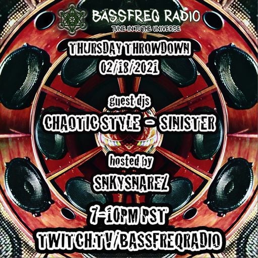 Dj-Sinister - ThursDay ThrowDown - Live On BassFreq Radio - 18-02-2021