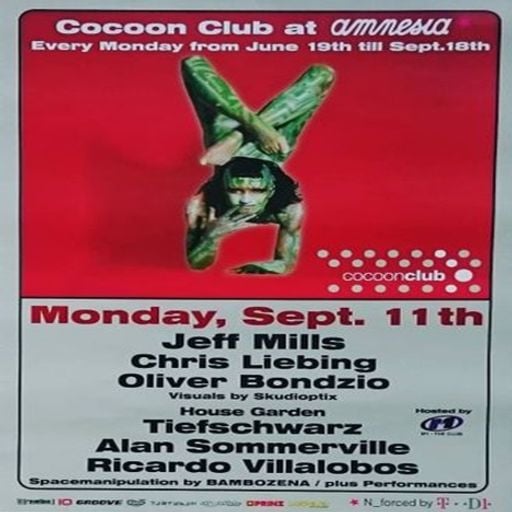 Jeff Mills at "Cocoon Club" @ Amnesia (San Rafael - Ibiza) - 11 September 2000