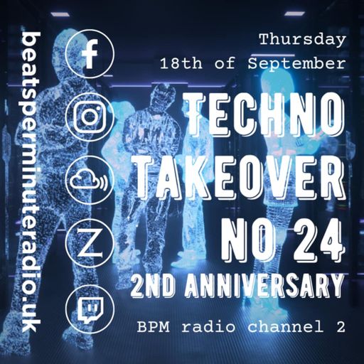 Biscuit- Techno Takeover 24-2nd Anniversary- Live on Beats Per Minute Radio 2-18.9.2025